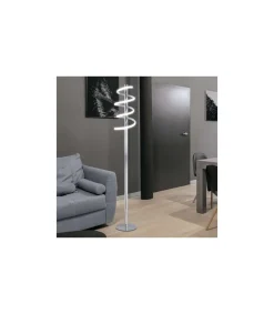 Lámpara led de pie modelo Moeb acabado cromo 141 cm(alto)22 cm(ancho)28 cm(largo)