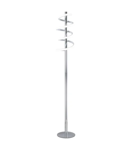 Lámpara led de pie modelo Moeb acabado cromo 141 cm(alto)22 cm(ancho)28 cm(largo)