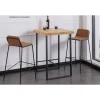 Mesa Alta Bar loft acabado roble nordish 100 cm(alto)70 cm(ancho)70 cm(largo)
