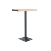 Mesa Alta Bar Moss acabado roble nordish/negro, 110cm(alto) 70cm(ancho) 70cm(largo)