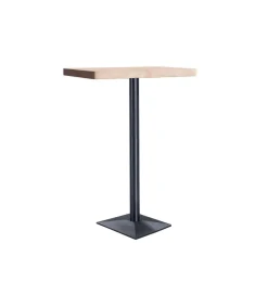 Mesa Alta Bar Moss acabado roble nordish/negro, 110cm(alto) 70cm(ancho) 70cm(largo)