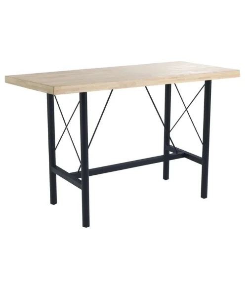 Mesa Alta Bar Tams acabado roble nordish, 100cm(alto) 160cm(ancho) 70m(largo)