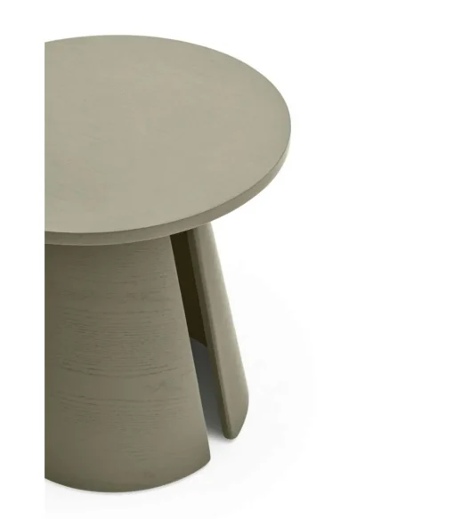 Mesa auxiliar de rincón modelo Cep acabado verde, 50cm(ancho) 50.1cm(alto) 50cm (largo)