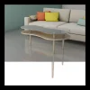 Mesa centro modelo Peanut para salón acabado cristal glaseado, 60cm(alto) 140cm(ancho) 70cm(largo)