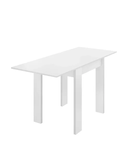 Mesa cocina Rila extensible acabado Blanco 77/ 79CM(Alto) 67/134 CM(Ancho)67CM(Fondo). .