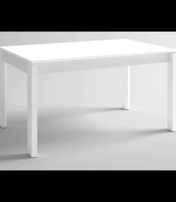 Mesa comedor Ossa extensible acabado blanco, 74 cm(alto)140-2000 cm(ancho)90 cm(largo)