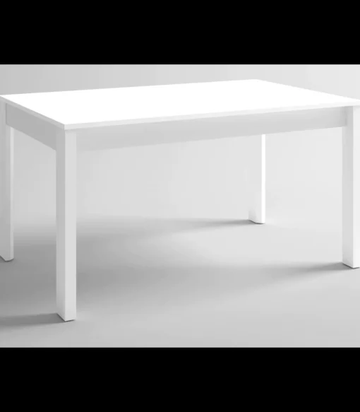 Mesa comedor Ossa extensible acabado blanco, 74 cm(alto)140-2000 cm(ancho)90 cm(largo)