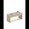 Mesa de centro Elevable Oslo acabado roble aurora, 47-58 cm(alto)100 cm(ancho)50 cm(largo)