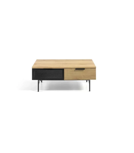 Mesa de centro Elia acabado roble, 110 cm (largo) x 60 cm (ancho) x 43 cm (alto)