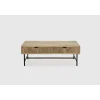 Mesa de centro Michel acabado madera de mango, 45cm(alto) 120cm(ancho) 60cm(fondo).