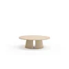 Mesa de centro modelo Cep acabado natural claro, 110cm(ancho) 36.5cm(alto) 110cm (largo)