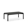 Mesa de centro para comedor modelo Atlas acabado negro, 60cm(ancho) 40cm(alto) 110cm(largo)