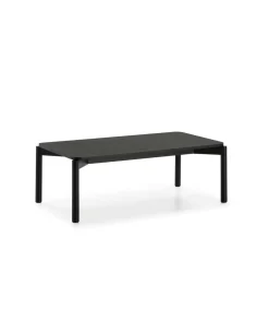 Mesa de centro para comedor modelo Atlas acabado negro, 60cm(ancho) 40cm(alto) 110cm(largo)
