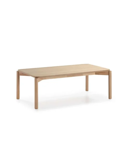 Mesa de centro para comedor modelo Atlas acabado roble claro, 60cm(ancho) 40cm(alto) 110cm(largo)