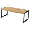 Mesa de centro Ribadesella acabado negro 50 cm (alto) 120 (ancho) 50 cm (fondo)