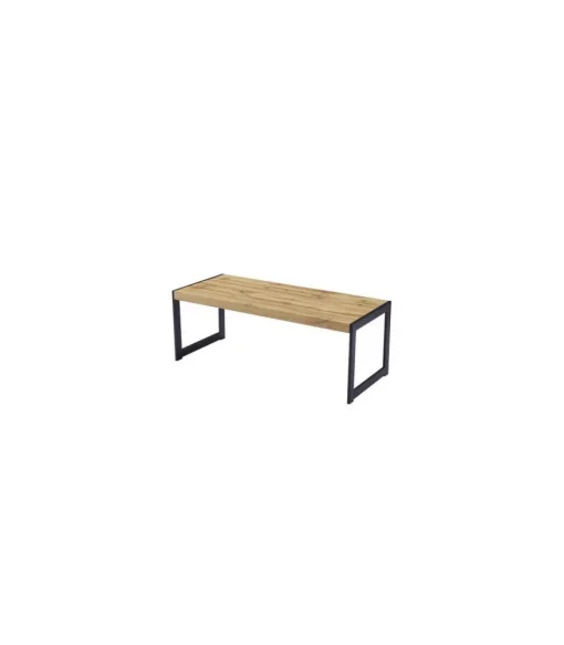 Mesa de centro Ribadesella acabado negro 50 cm (alto) 120 (ancho) 50 cm (fondo)