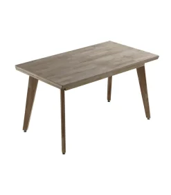 Mesa de comedor fija Genova acabado Roble Honey, 76cm(alto) 150cm(ancho) 90cm(largo)