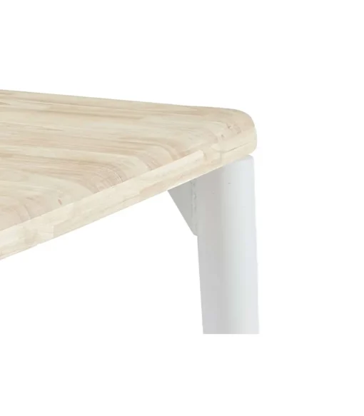 Mesa de comedor fija Moon acabado Roble nordish/blanco, 76cm(alto) 160cm(ancho) 100cm(largo)