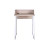 Mesa de estudio acabado roble/blanco, 84 cm(alto)60 cm(ancho) 48 cm(largo)