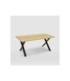 Mesa de salón modelo Circe acabado haya. 180cm(ancho) 77cm(altura) 90cm(fondo)