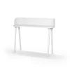 Mesa estudio Mod-634 acabado en color blanco, 40 x 120 x 95 cm (fondo x ancho x alto)