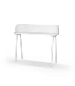 Mesa estudio Mod-634 acabado en color blanco, 40 x 120 x 95 cm (fondo x ancho x alto)