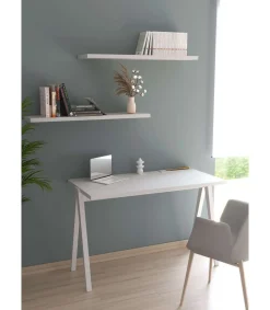 Mesa estudio Mod-629 acabado blanco, 47x 107 x 78 cm (fondo x ancho x alto)