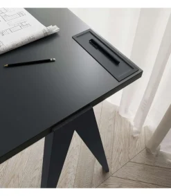 Mesa estudio Mod-629 acabado grafito, 47x 107 x 78 cm (fondo x ancho x alto)