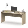 Mesa oficina o despacho Rivoli acabado roble cambrian, 76cm(alto) 155cm(ancho) 68cm(fondo)
