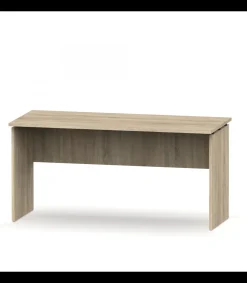 Mesa oficina o despacho Rivoli acabado roble cambrian, 76cm(alto) 155cm(ancho) 68cm(fondo)