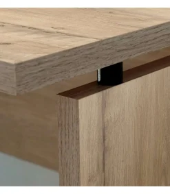 Mesa oficina o despacho Rivoli acabado roble gold, 76cm(alto) 155cm(ancho) 68cm(fondo)