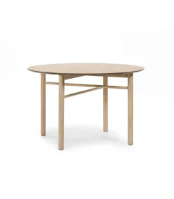 Mesa redonda para cocina o comedor modelo Junco acabado natural, 120cm(ancho) 75cm(alto) 120cm (largo)