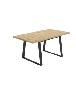 Mesa salon extensible Rin 120-160 acabado Nordic, 75 cm(alto)120-160 cm(ancho)90 cm(largo)