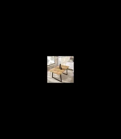 Mesa salon extensible Rin 120-160 acabado Nordic, 75 cm(alto)120-160 cm(ancho)90 cm(largo)