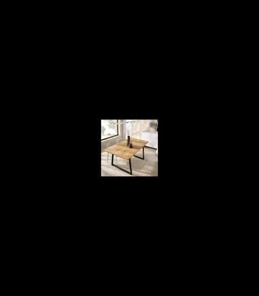 Mesa salon extensible Rin 120-160 acabado Nordic, 75 cm(alto)120-160 cm(ancho)90 cm(largo)
