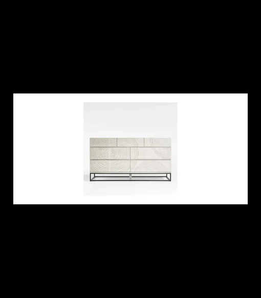 Mueble aparador Md-Alpujarra 7 cajones acabado madera de mango, 135cm(ancho) 78cm(altura) 45cm(fondo).