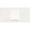 Mueble auxiliar modelo Arista 3 puertas acabado blanco, 40cm(ancho) 120cm(alto) 95cm (largo)