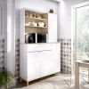 Mueble auxiliar Villarodrigo 4 puertas 1 cajon 3 estantes 188,5 cm(alto)119 cm(ancho)40 cm(largo)