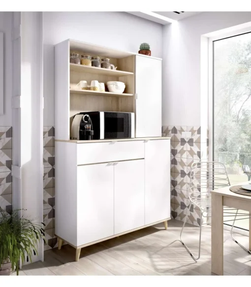 Mueble auxiliar Villarodrigo 4 puertas 1 cajon 3 estantes 188,5 cm(alto)119 cm(ancho)40 cm(largo)