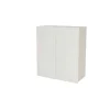 Mueble cocina alto con dos puertas en color blanco, 90 cm(alto)80 cm(ancho)35 cm(largo)