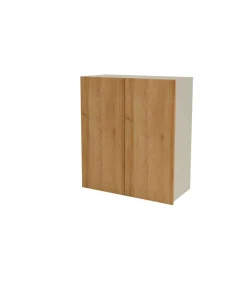 Mueble cocina alto con dos puertas en roble vega, 90 cm(alto)80 cm(ancho)35 cm(largo)