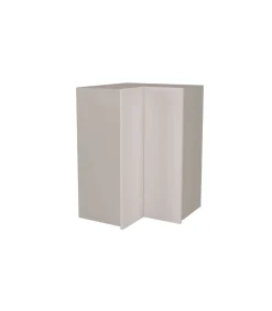 Mueble cocina alto de rincón acabado en puertas color blanco mate, 90cm(alto) 63x63cm(ancho )35cm(largo)