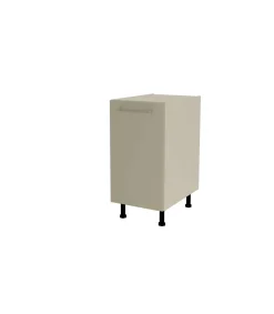 Mueble cocina bajo con 1 puerta en gris cream y blanco. 85 cm(alto)40 cm(ancho)60 cm(largo)
