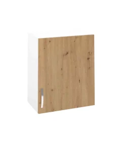 Mueble cocina para colgar con 1 puerta en roble albar, 70 cm(lato)60 cm(ancho)33 cm(largo)