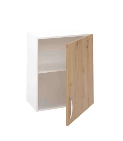 Mueble cocina para colgar con 1 puerta en roble albar, 70 cm(lato)60 cm(ancho)33 cm(largo)