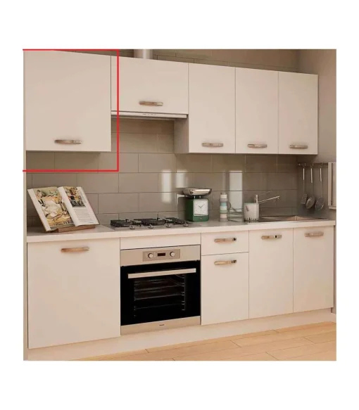 Mueble cocina para colgar con 1 puerta en blanco. 70 cm(lato)60 cm(ancho)33 cm(largo)