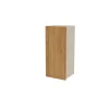 Mueble de cocina alto con una puerta en gris cream y roble vega. 90 cm(alto)40 cm(ancho)35 cm(largo)