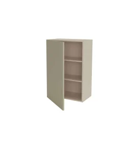 Mueble de cocina alto con una puerta en gris cream y vison. 90 cm(alto)60 cm(ancho)35 cm(largo)