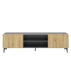 Mueble de televisión Dunai en Nordic Grafito 45,2 cm(alto)161cm(ancho)35 cm(largo)