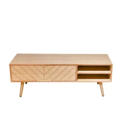 Mueble para televisión Md-Pekin 2 puertas acabado roble,120cm(ancho) 43cm(altura) 40cm(fondo).